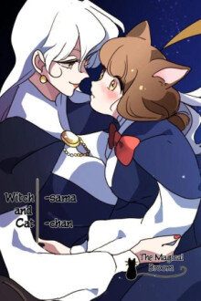 la señorita bruja y gata-chan